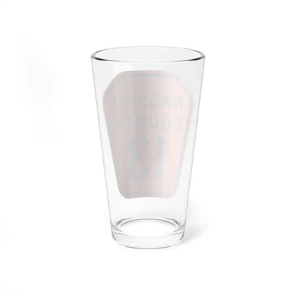 Nassau County 13 NY (New York) (Road Sign) Pint Glass 16oz - Go Mug Yourself