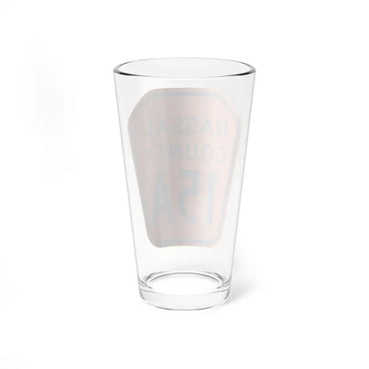 Nassau County 15A NY (New York) (Road Sign) Pint Glass 16oz - Go Mug Yourself