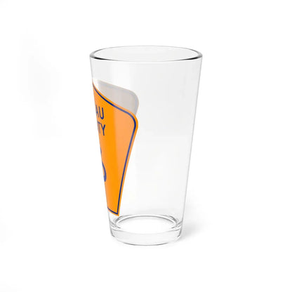 Nassau County 16 NY (New York) (Road Sign) Pint Glass 16oz - Go Mug Yourself