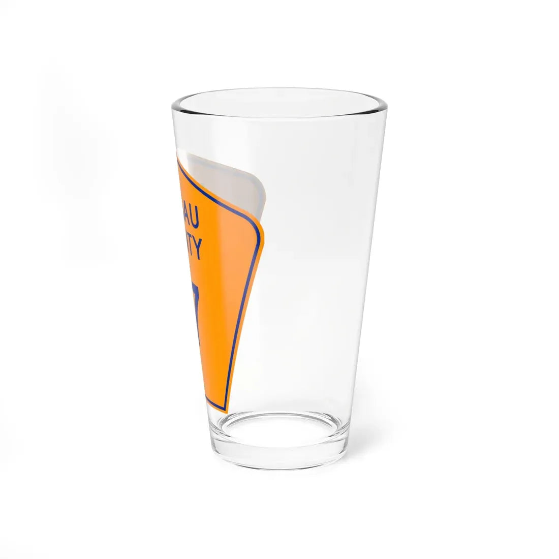 Nassau County 17 NY (New York) (Road Sign) Pint Glass 16oz - Go Mug Yourself
