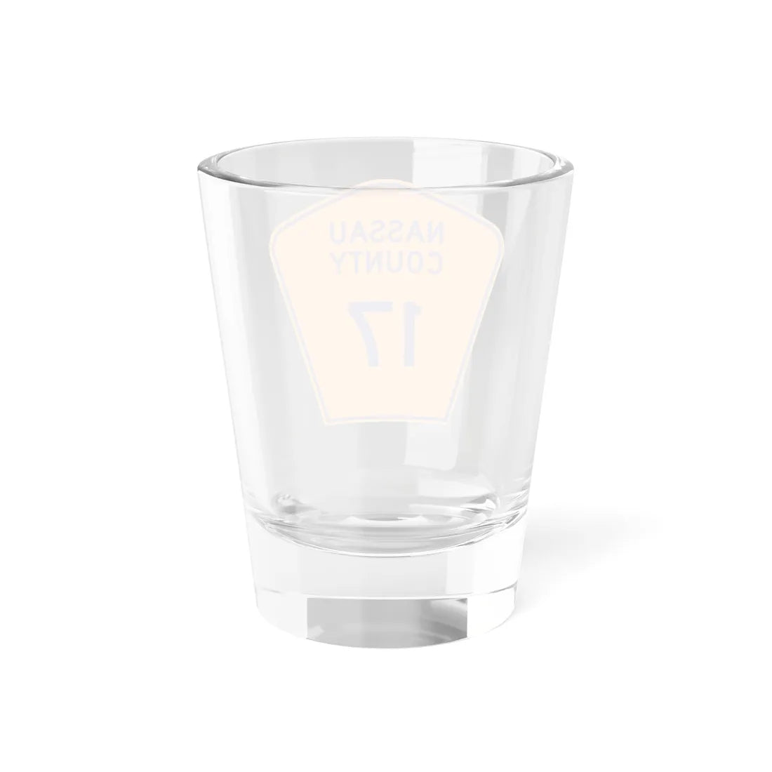 Nassau County 17 NY (New York) (Road Sign) Shot Glass 1.5oz - Go Mug Yourself