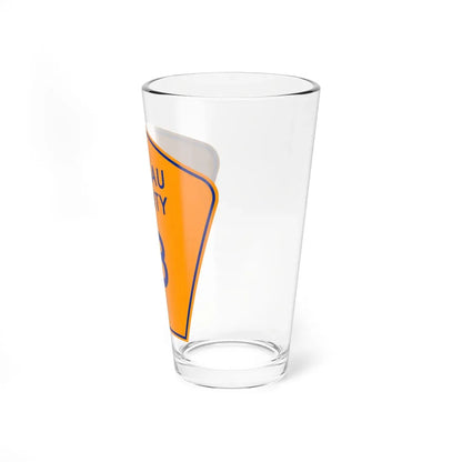 Nassau County 18 NY (New York) (Road Sign) Pint Glass 16oz - Go Mug Yourself