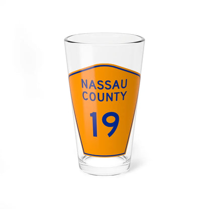 Nassau County 19 NY (New York) (Road Sign) Pint Glss 16oz 16oz - Go Mug Yourself