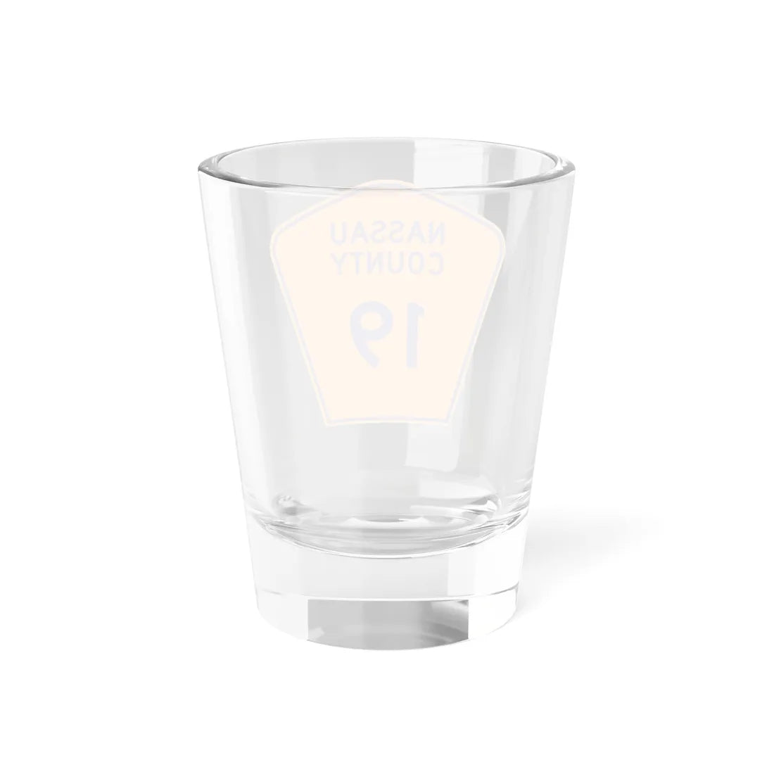 Nassau County 19 NY (New York) (Road Sign) Shot Glass 1.5oz - Go Mug Yourself