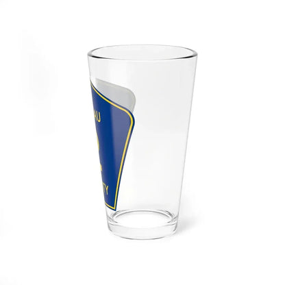 Nassau County 2 (Florida) (Road Sign) Pint Glss 16oz - Go Mug Yourself