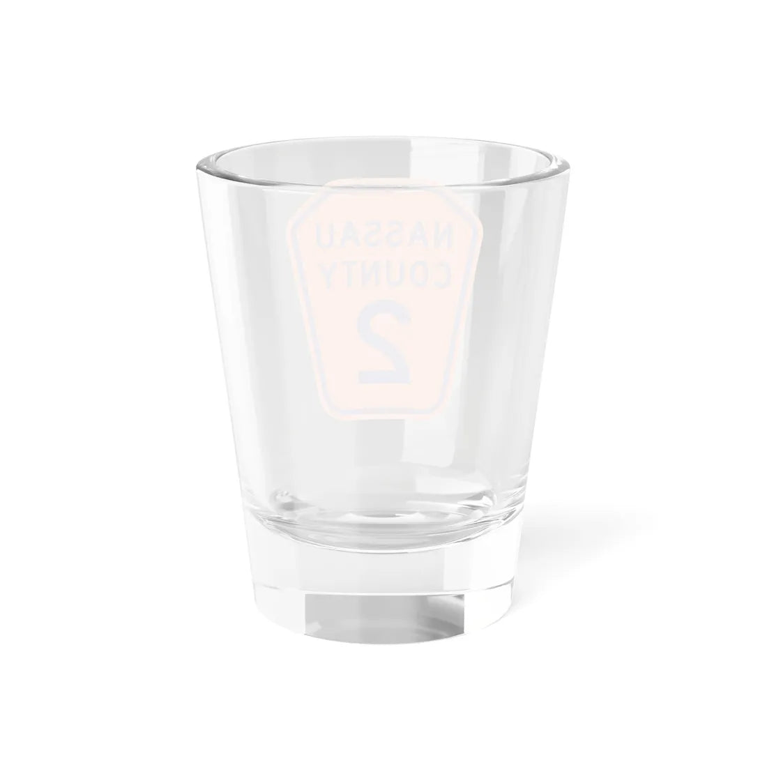 Nassau County 2 NY (New York) (Road Sign) Shot Glass 1.5oz - Go Mug Yourself