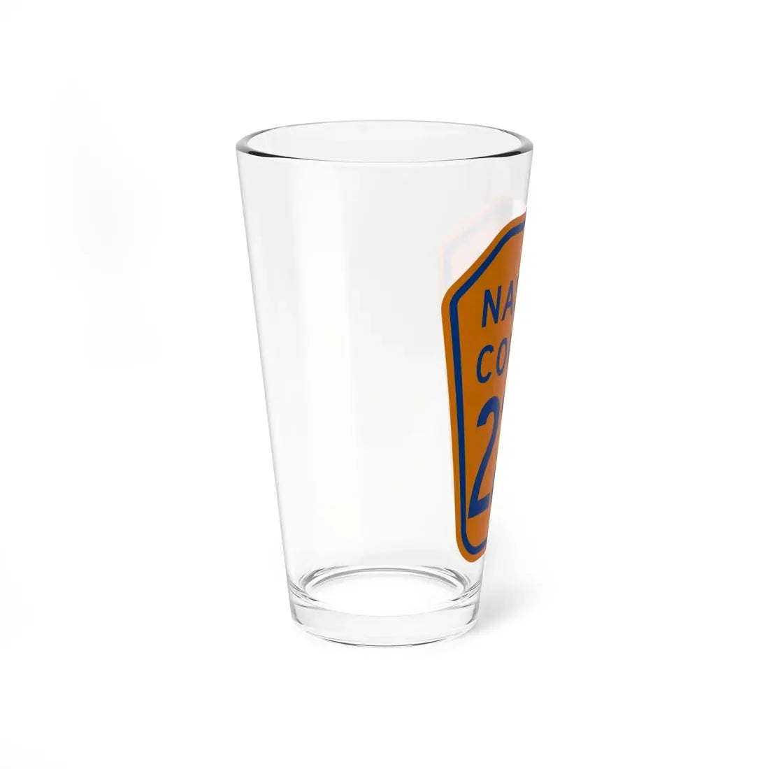 Nassau County 22A NY (New York) (Road Sign) Pint Glass 16oz - Go Mug Yourself