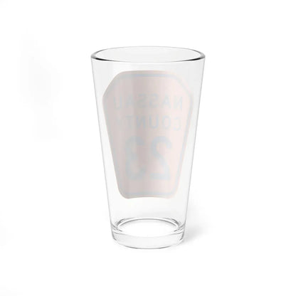Nassau County 23 NY (New York) (Road Sign) Pint Glass 16oz - Go Mug Yourself