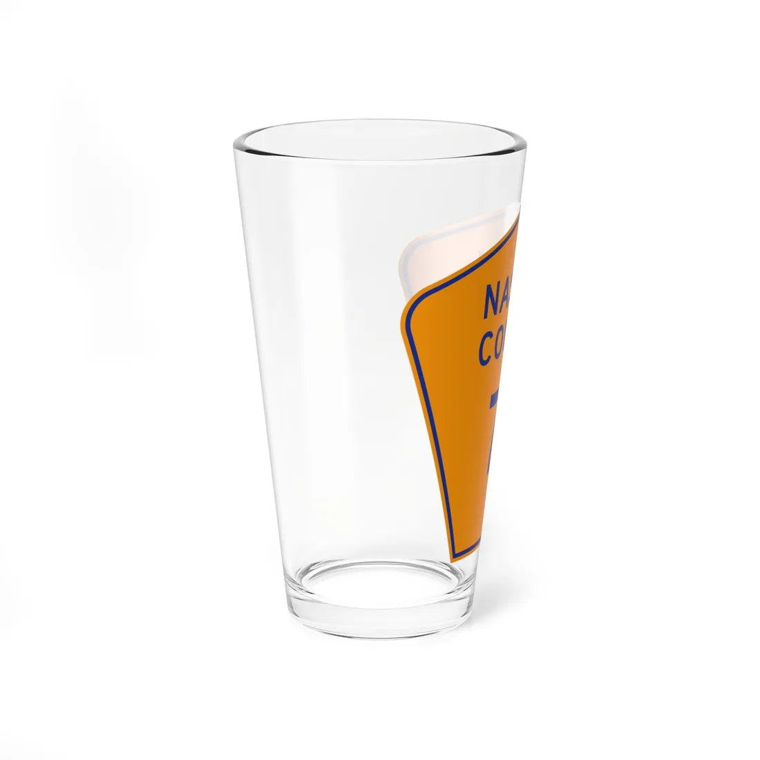 Nassau County 71 NY (New York) (Road Sign) Pint Glass 16oz - Go Mug Yourself