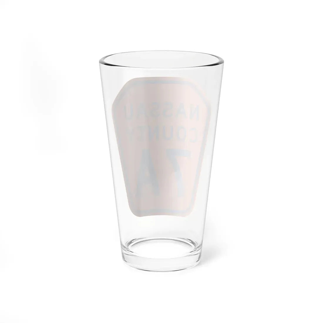 Nassau County 7A NY (New York) (Road Sign) Pint Glass 16oz - Go Mug Yourself