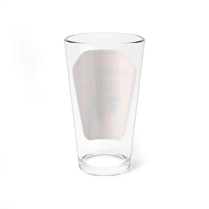 Nassau County 7A NY (New York) (Road Sign) Pint Glass 16oz - Go Mug Yourself
