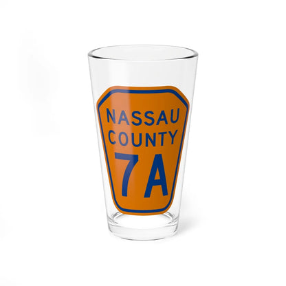 Nassau County 7A NY (New York) (Road Sign) Pint Glss 16oz 16oz - Go Mug Yourself