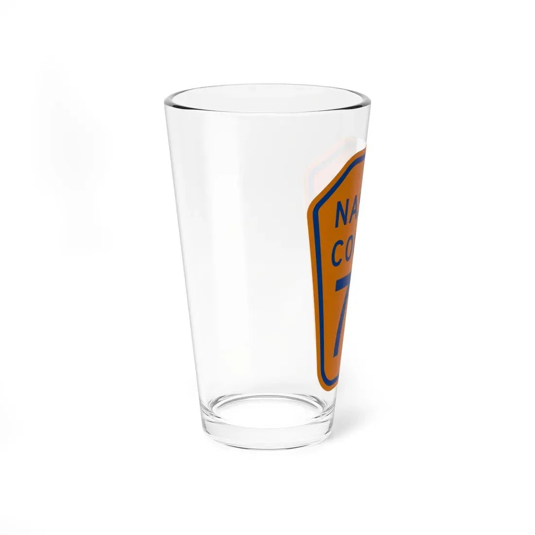 Nassau County 7B NY (New York) (Road Sign) Pint Glass 16oz - Go Mug Yourself