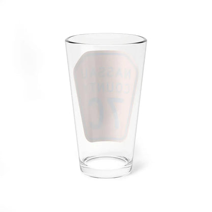 Nassau County 7C NY (New York) (Road Sign) Pint Glass 16oz - Go Mug Yourself
