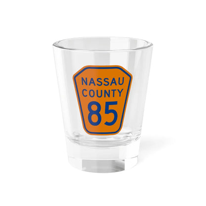 Nassau County 85 NY (New York) (Road Sign) Shot Glass 1.5oz 1.5oz - Go Mug Yourself