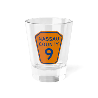 Nassau County 9 NY (New York) (Road Sign) Shot Glass 1.5oz 1.5oz - Go Mug Yourself