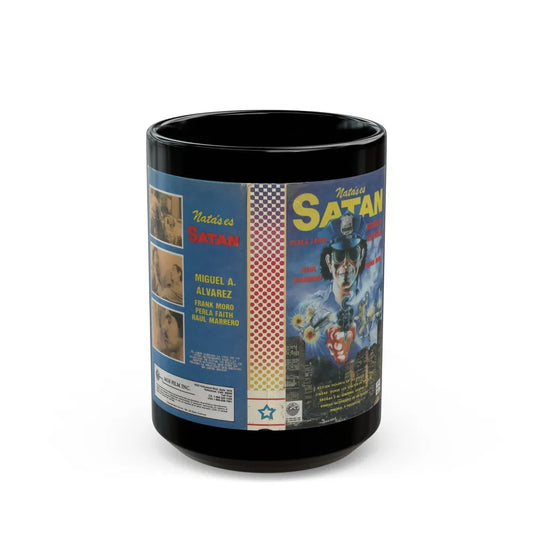 NATASES SATAN (VHS COVER) - Black Coffee Mug-15oz-Go Mug Yourself