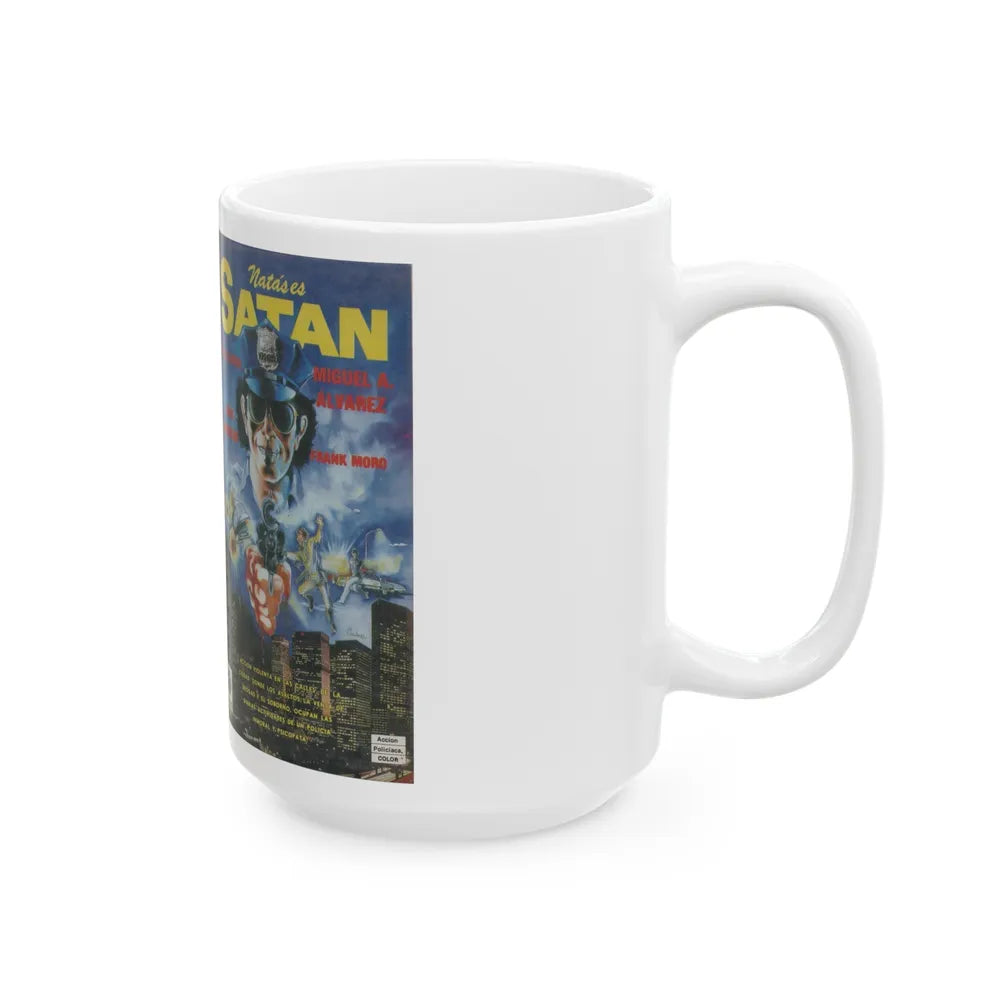 NATASES SATAN (VHS COVER) - White Coffee Mug-Go Mug Yourself