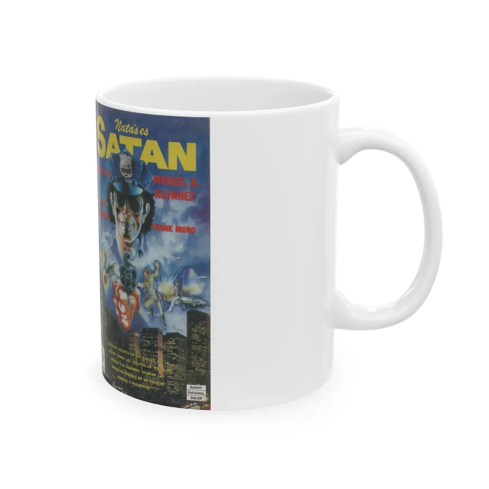 NATASES SATAN (VHS COVER) - White Coffee Mug-Go Mug Yourself