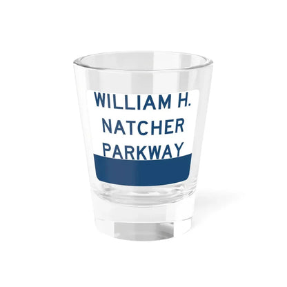 Natcher Parkway (Kentucky) (Road Sign) Shot Glass 1.5oz 1.5oz - Go Mug Yourself