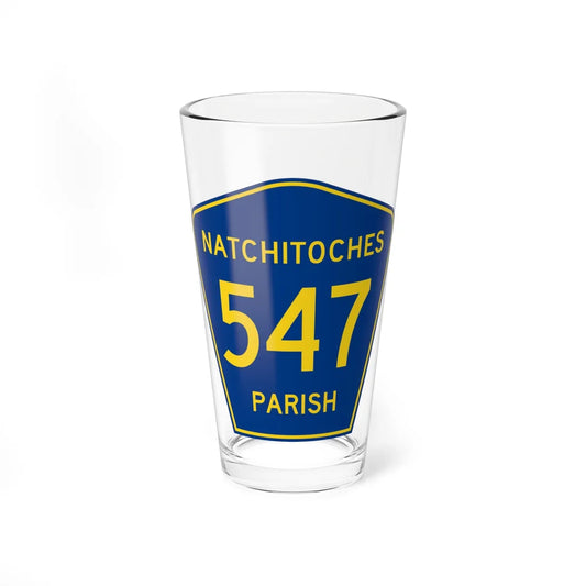 Natchitoches Parish 547 (Louisiana) (Road Sign) Pint Glass 16oz 16oz - Go Mug Yourself