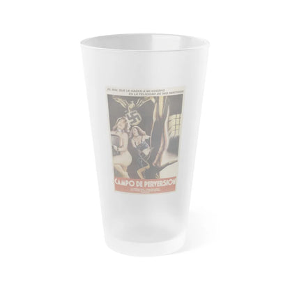 NATHALIE ESCAPE FROM HELL 1978 Movie Poster - Frosted Pint Glass 16oz-16oz-Frosted-Go Mug Yourself