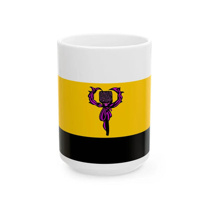 Nation of Hawaii-Hawaii Independence Movement Flag v2 (United States) White Coffee Mug 15oz - Go Mug Yourself