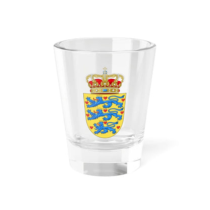 National coat of arms of Denmark (Denmark) (Coat of Arms) Shot Glass 1.5oz 1.5oz - Go Mug Yourself