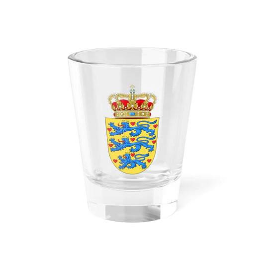 National coat of arms of Denmark (Denmark) (Coat of Arms) Shot Glass 1.5oz 1.5oz - Go Mug Yourself
