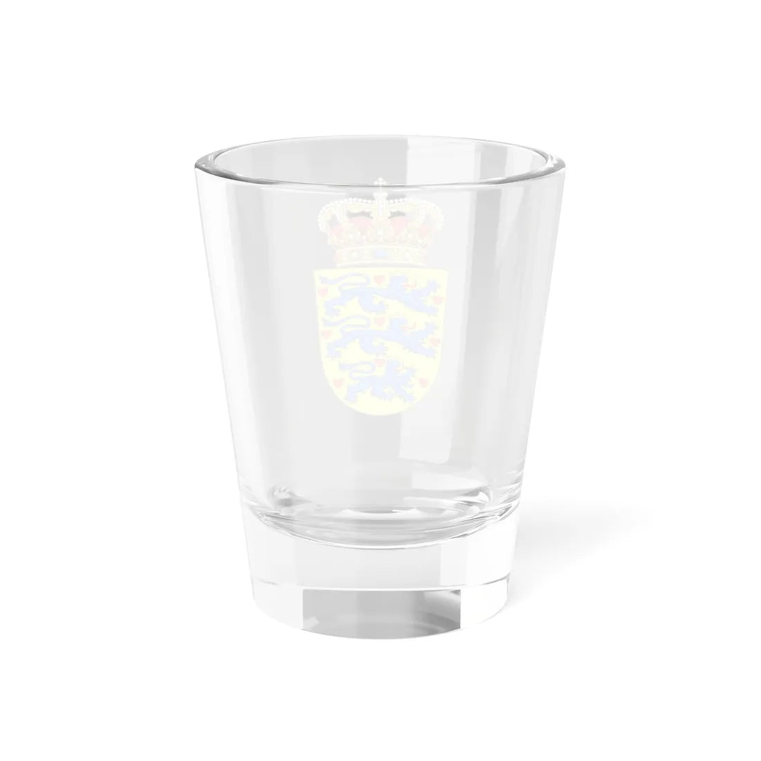 National coat of arms of Denmark (Denmark) (Coat of Arms) Shot Glass 1.5oz - Go Mug Yourself