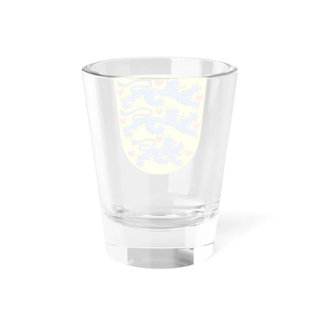 National Coat of arms of Denmark no crown (Denmark) (Coat of Arms) Shot Glass 1.5oz - Go Mug Yourself