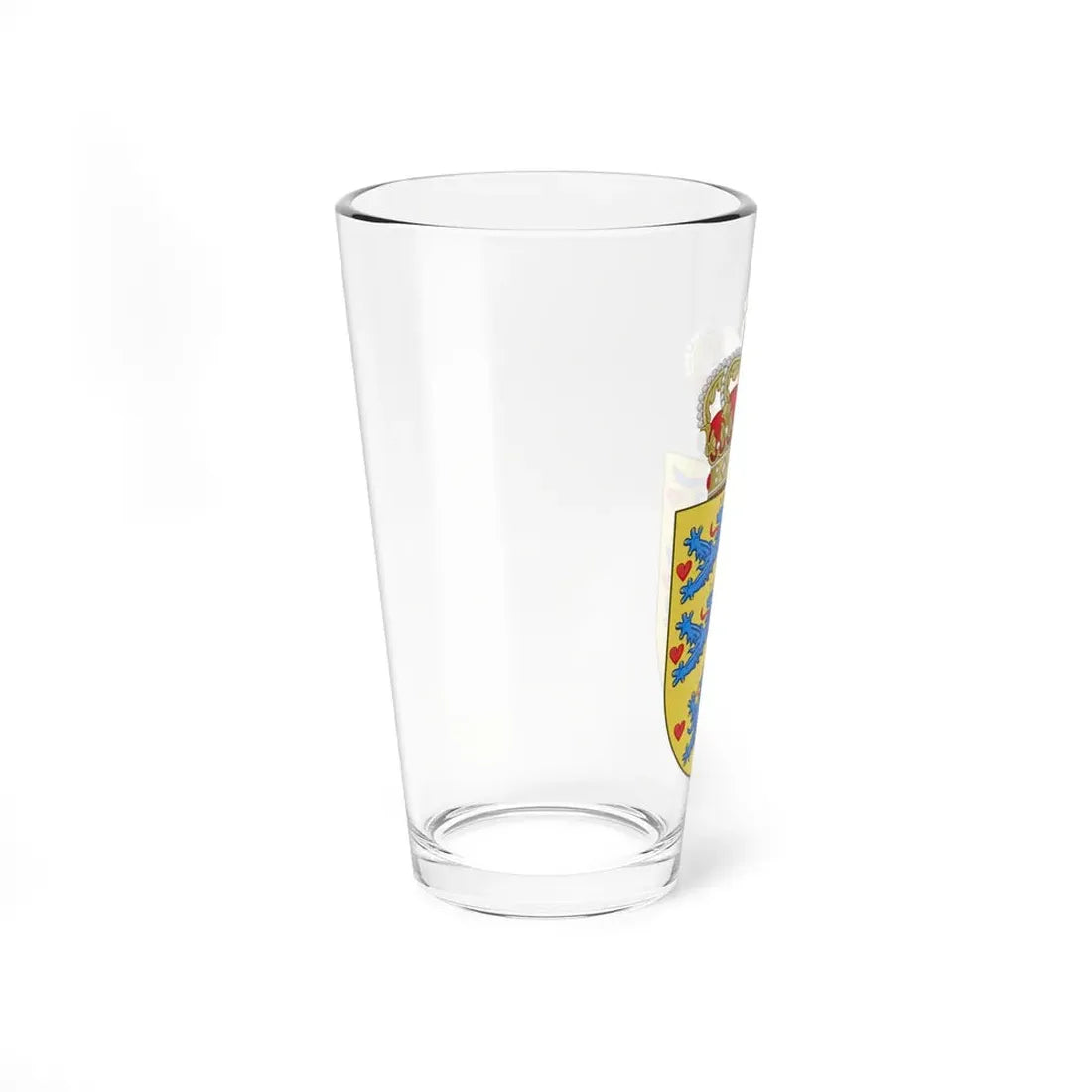 National Coat of arms of Denmark - Pint Glass 16oz - Go Mug Yourself