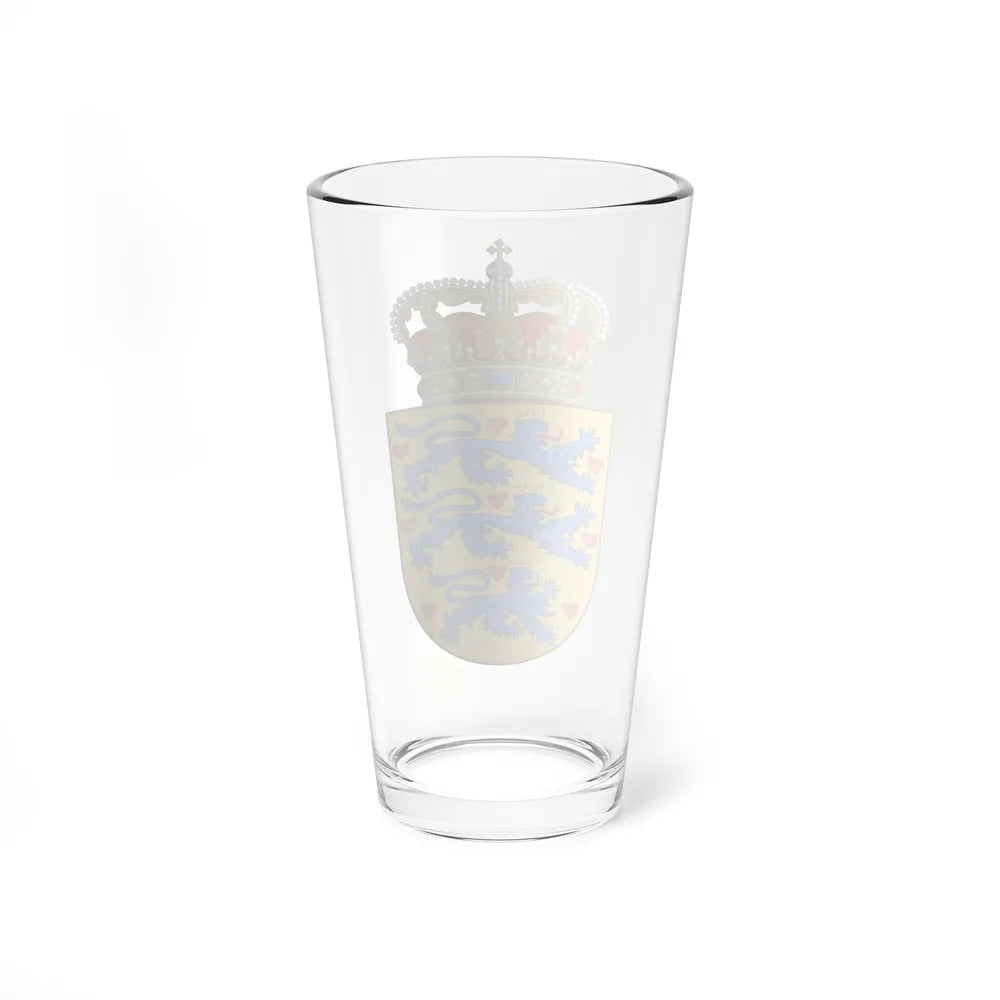 National Coat of arms of Denmark - Pint Glass 16oz-Go Mug Yourself