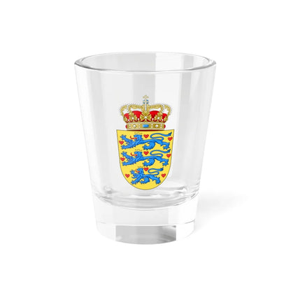 National Coat of arms of Denmark - Shot Glass 1.5oz 1.5oz - Go Mug Yourself
