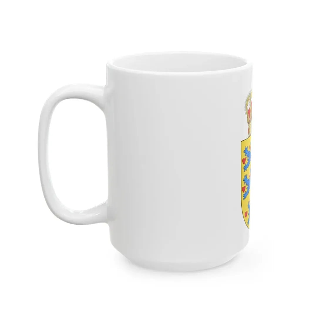 National Coat of arms of Denmark - White Coffee Mug - Go Mug Yourself