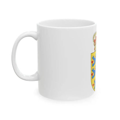 National Coat of arms of Denmark - White Coffee Mug - Go Mug Yourself