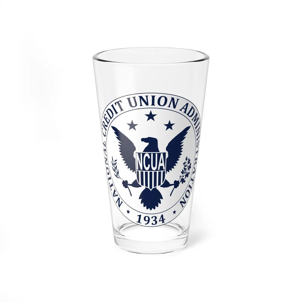 National Credit Union Administration - Pint Glass 16oz-16oz-Go Mug Yourself