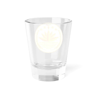 National emblem of Bangladesh (Bangladesh) (Coat of Arms) Shot Glass 1.5oz - Go Mug Yourself