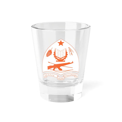 National emblem of East Timor 1975 (Coat of Arms) Shot Glass 1.5oz 1.5oz - Go Mug Yourself
