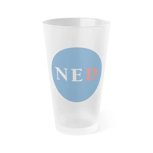 National Endowment for Democracy - Frosted Pint Glass 16oz 16oz Frosted - Go Mug Yourself