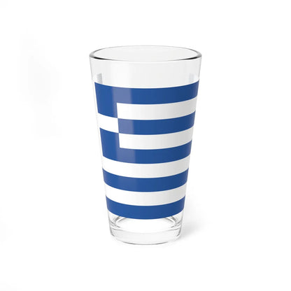 National Ensign of Greece 1828-1832 (Greece) Pint Glass 16oz 16oz - Go Mug Yourself