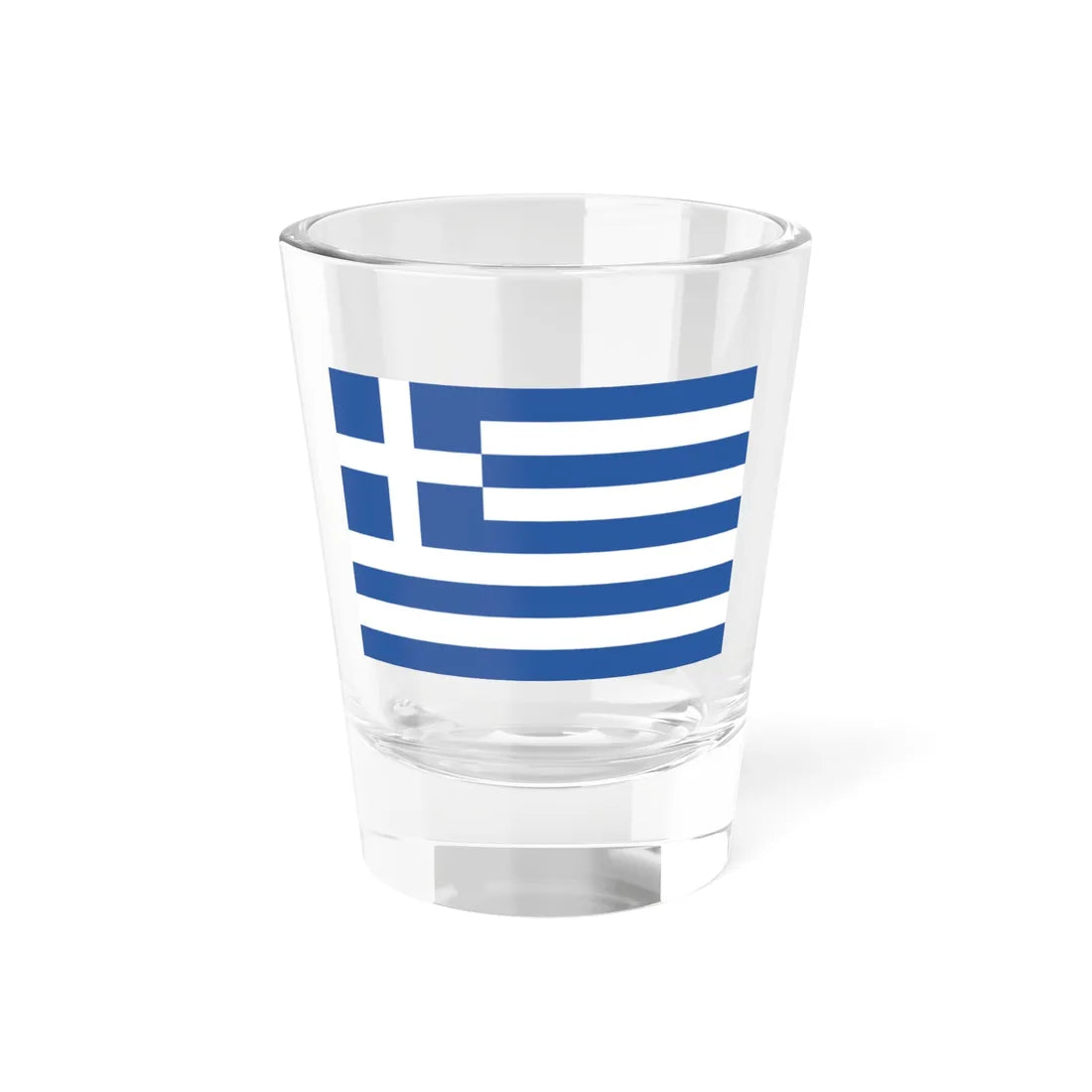 National Ensign of Greece 1828-1832 (Greece) Shot Glass 1.5oz 1.5oz - Go Mug Yourself