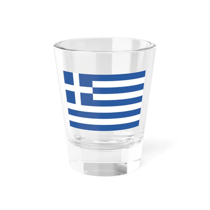 National Ensign of Greece 1828-1832 (Greece) Shot Glass 1.5oz 1.5oz - Go Mug Yourself