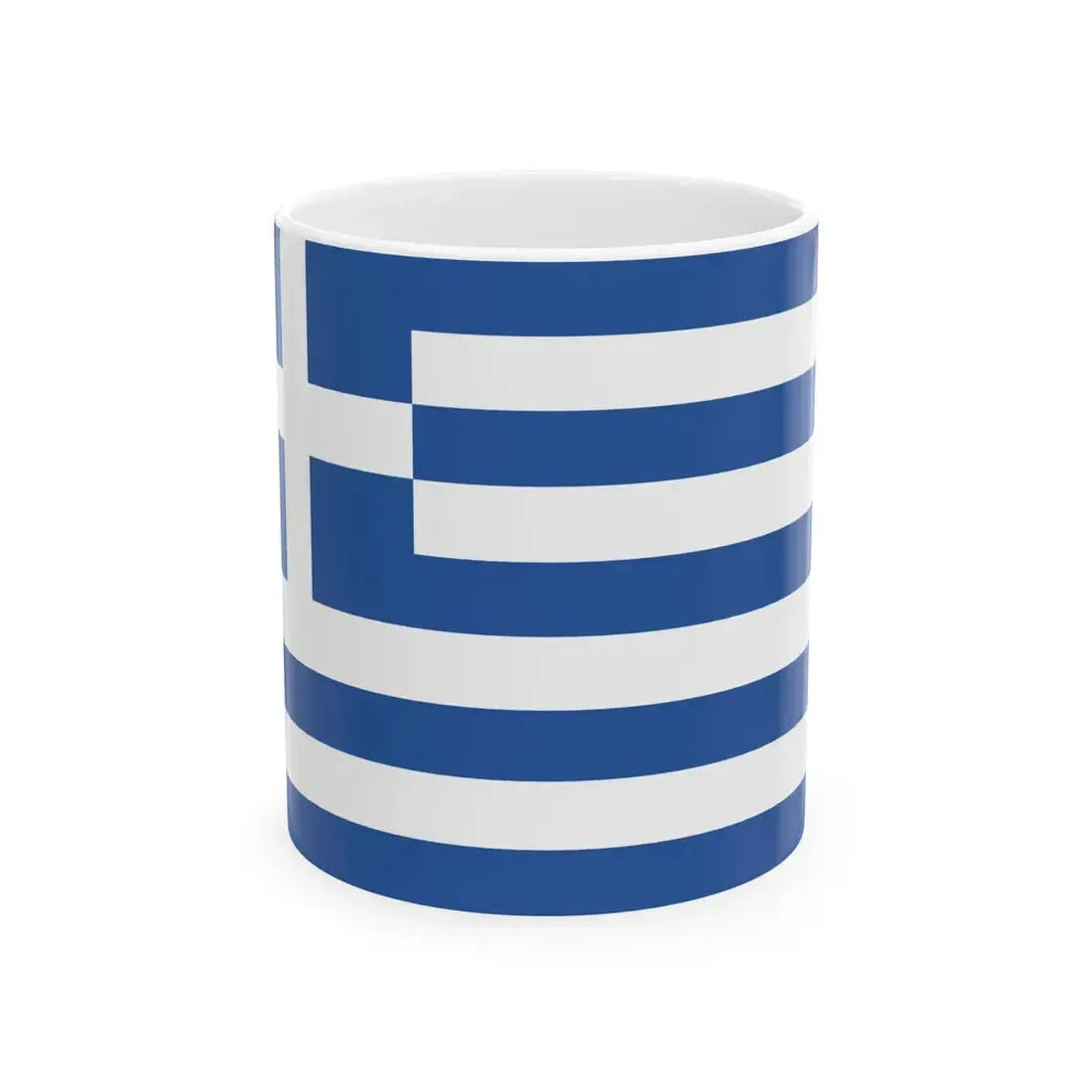 National Ensign of Greece 1828-1832 (Greece) White Coffee Mug 11oz - Go Mug Yourself