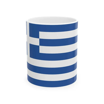 National Ensign of Greece 1828-1832 (Greece) White Coffee Mug 11oz - Go Mug Yourself