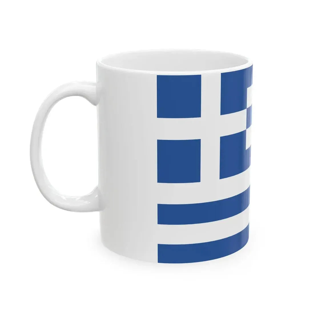 National Ensign of Greece 1828-1832 (Greece) White Coffee Mug - Go Mug Yourself