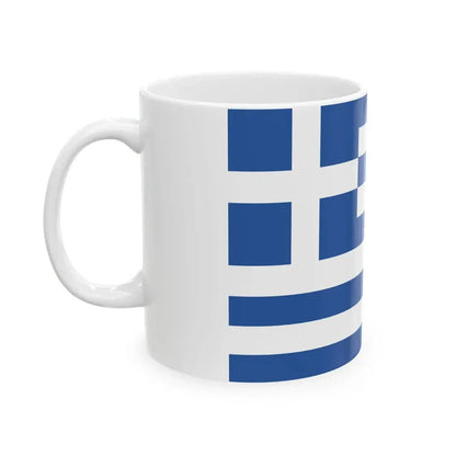 National Ensign of Greece 1828-1832 (Greece) White Coffee Mug - Go Mug Yourself