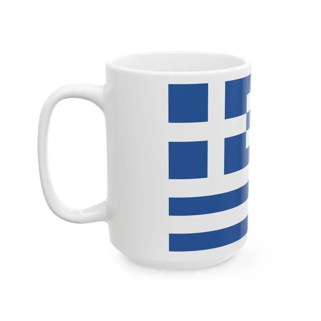 National Ensign of Greece 1828-1832 (Greece) White Coffee Mug - Go Mug Yourself