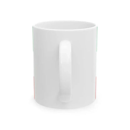 National flag of Iran (Iran) White Coffee Mug - Go Mug Yourself
