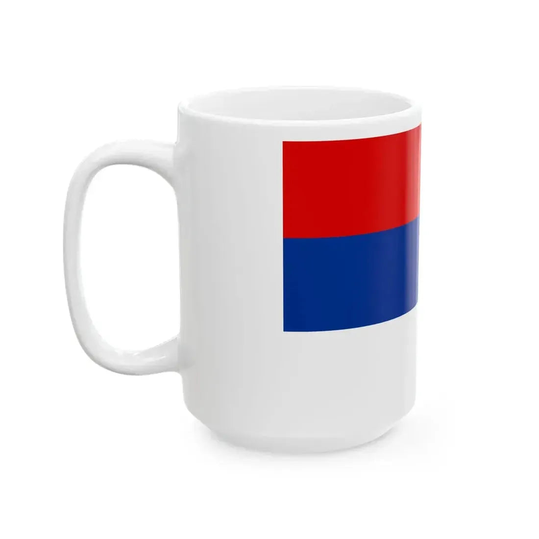 National Flag of Serbia (Serbia) White Coffee Mug - Go Mug Yourself